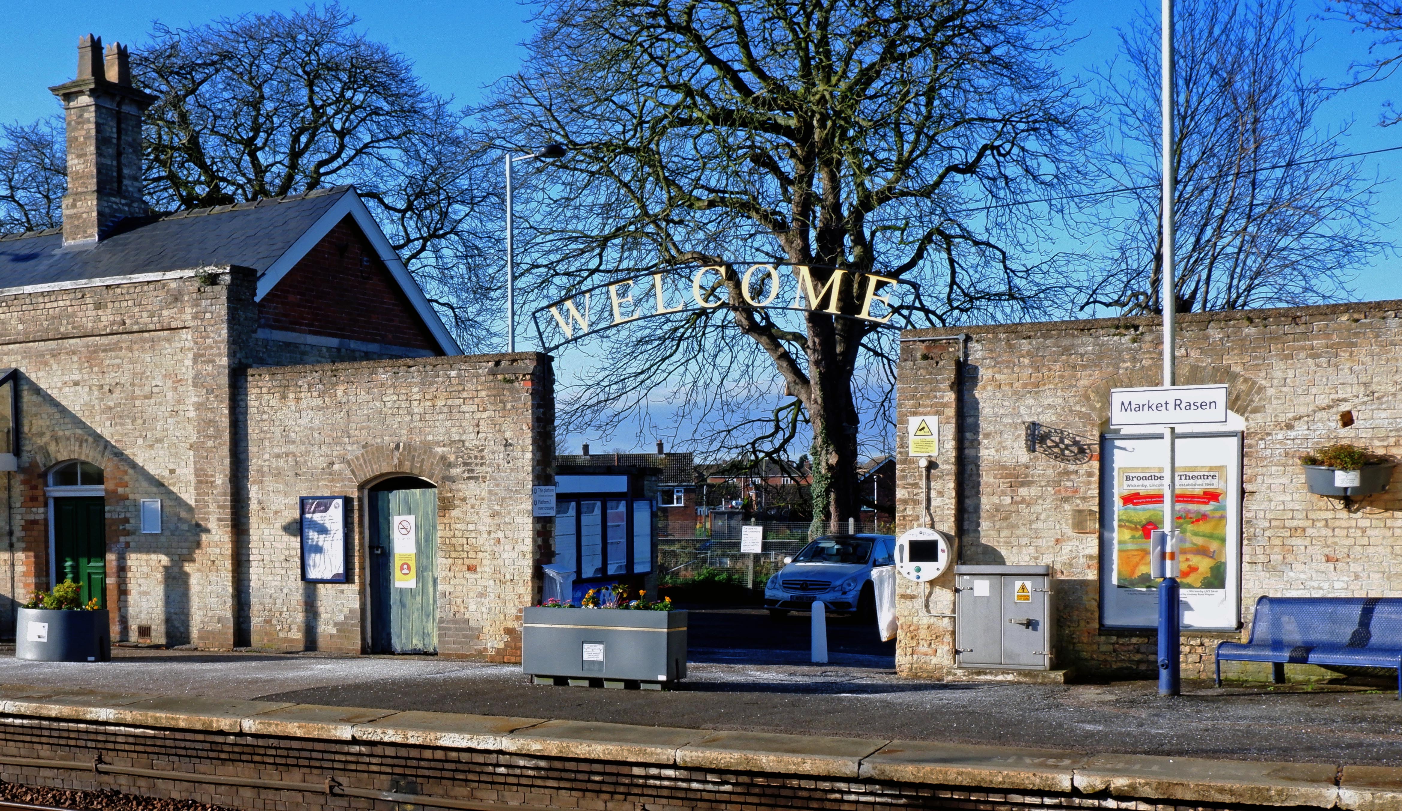 the welcome at market rasen station